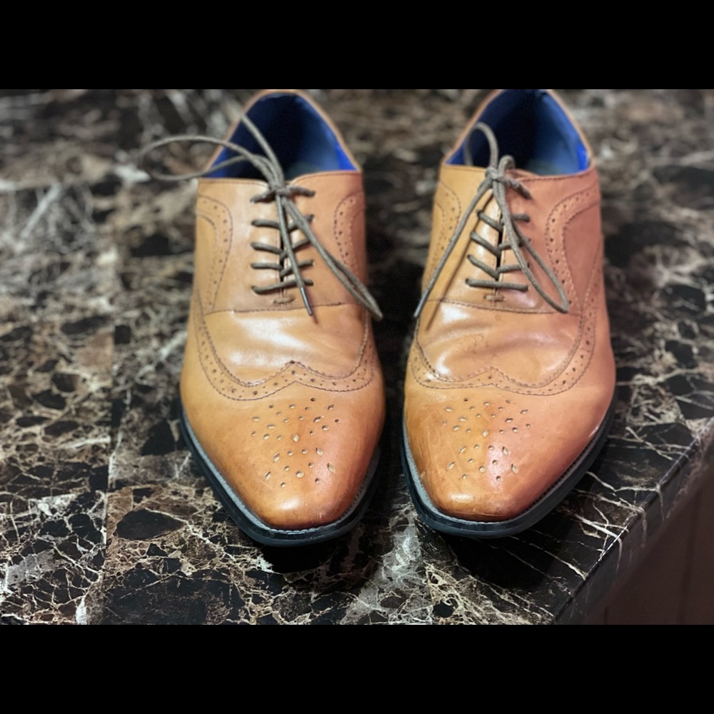 10 1/2 Bar lll mens brown shoe